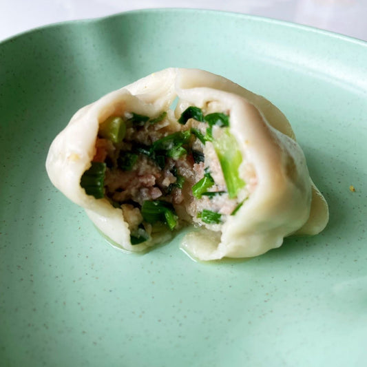 韭菜豬肉水餃 Chive Pork Dumplings