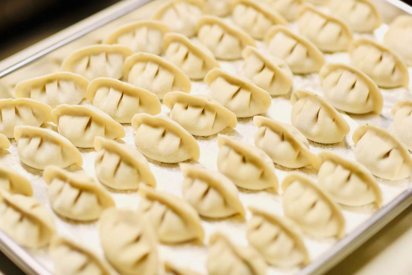 韭菜三鮮水餃 Chive Pork Shrimp Dumplings